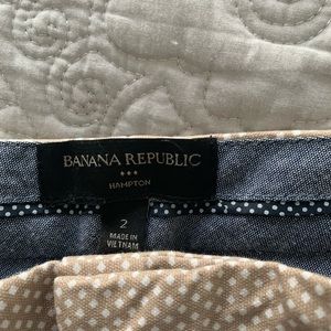 Banana Republic Hampton Tan cropped pants